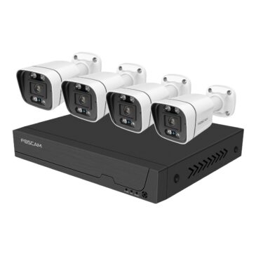 FNA108E-B4-2T 8-kanálová 4K kompletná sada pre video dohľad, 4 kamery (biela)